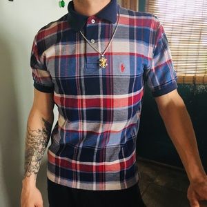 Polo Ralph Lauren plaid polo size small men’s